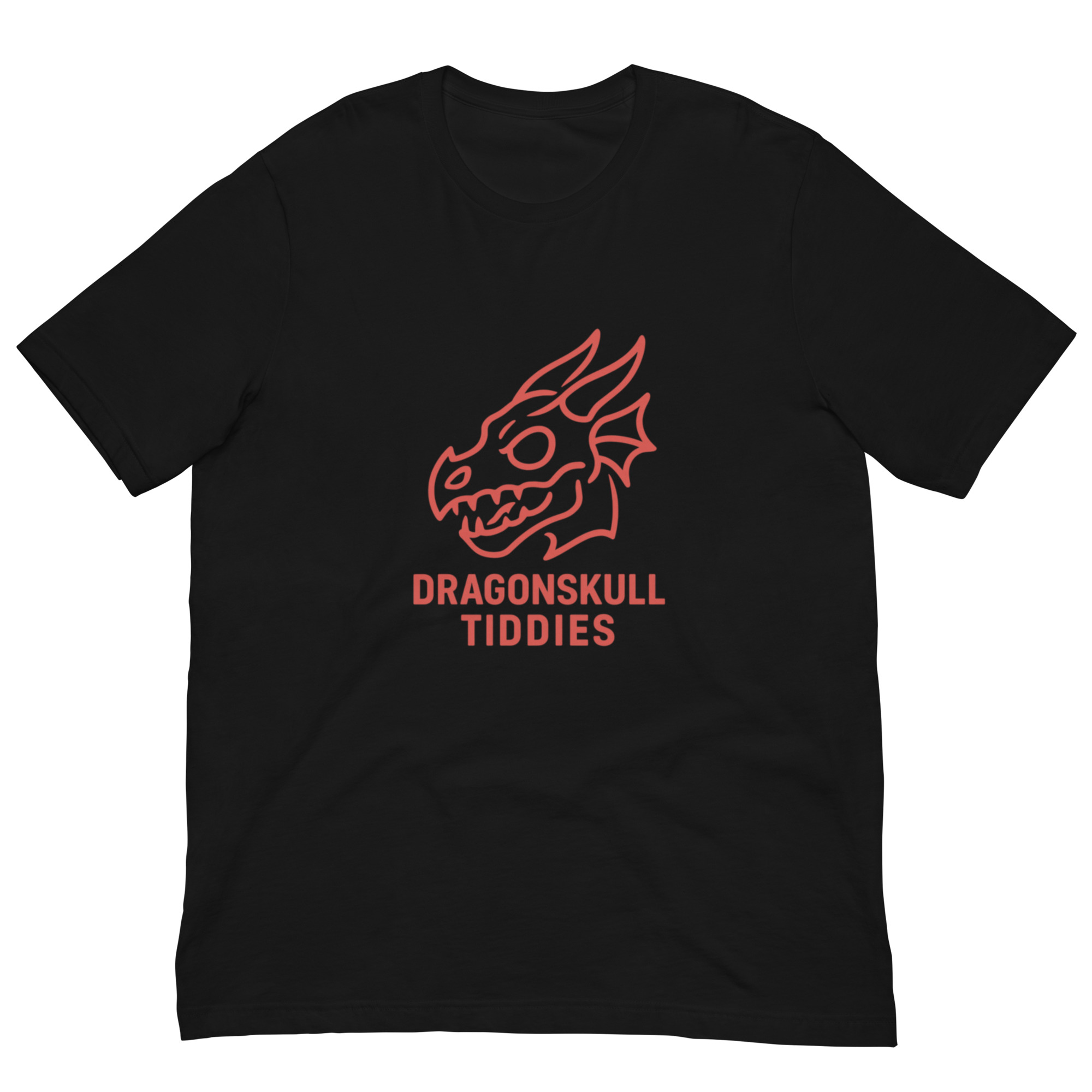 Model in DragonSkullTiddies Shirt